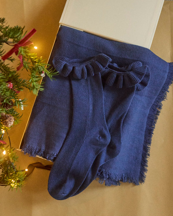 Cosy Up In Cashmere Gift Set - Navy
