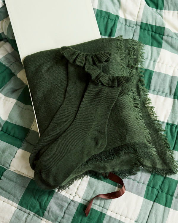 Cosy Up In Cashmere Gift Set - Fern Green