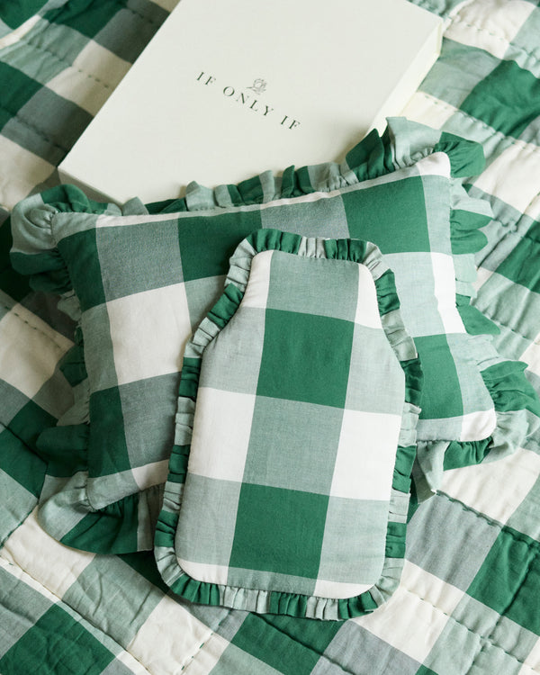 Keep Warm Gift Set - Fern Green Gingham