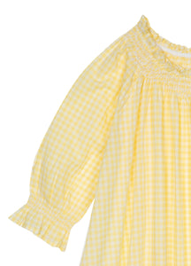 Alexa - Buttercup Yellow Gingham