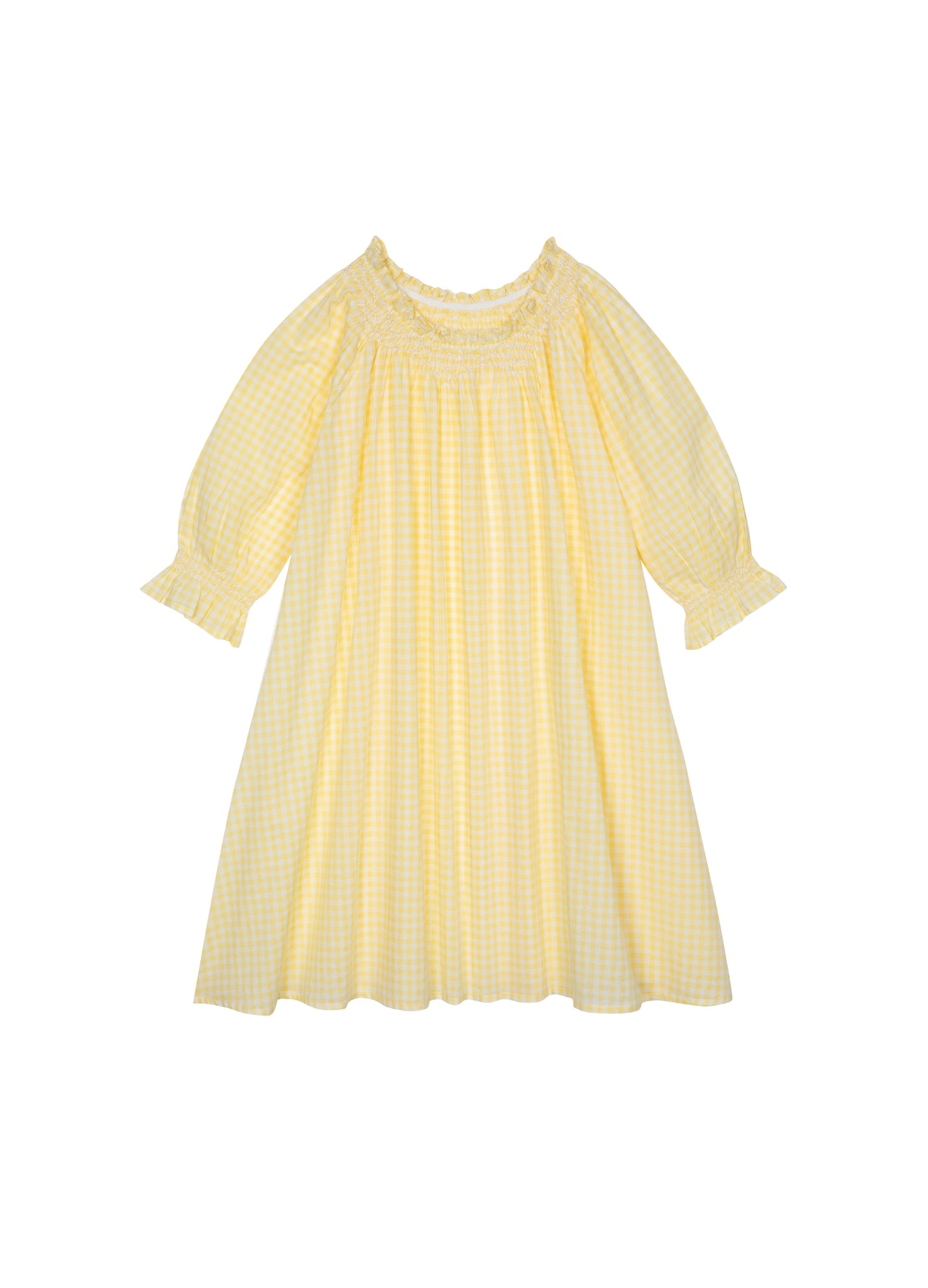 Alexa - Buttercup Yellow Gingham