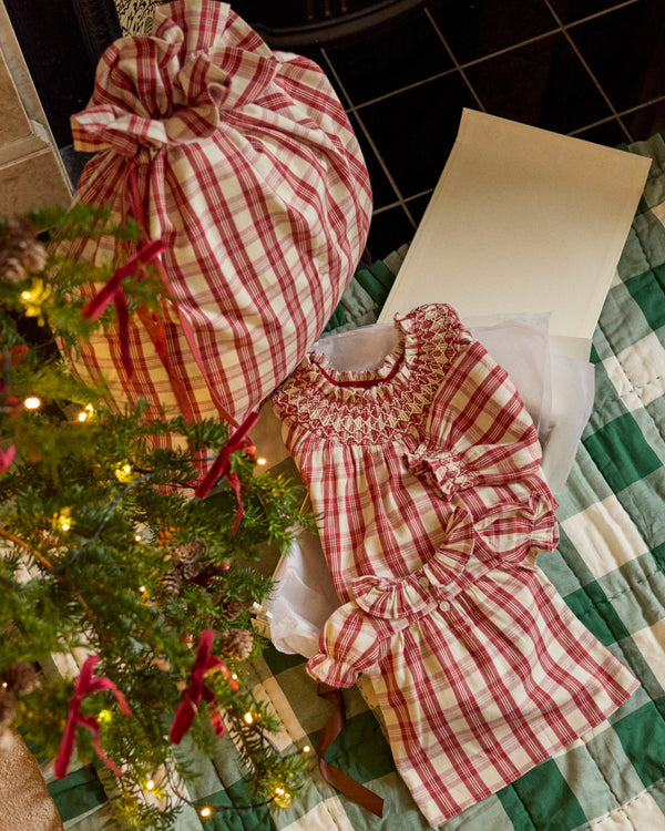 The Christmas Eve Box - Vintage Red Tartan Nightie