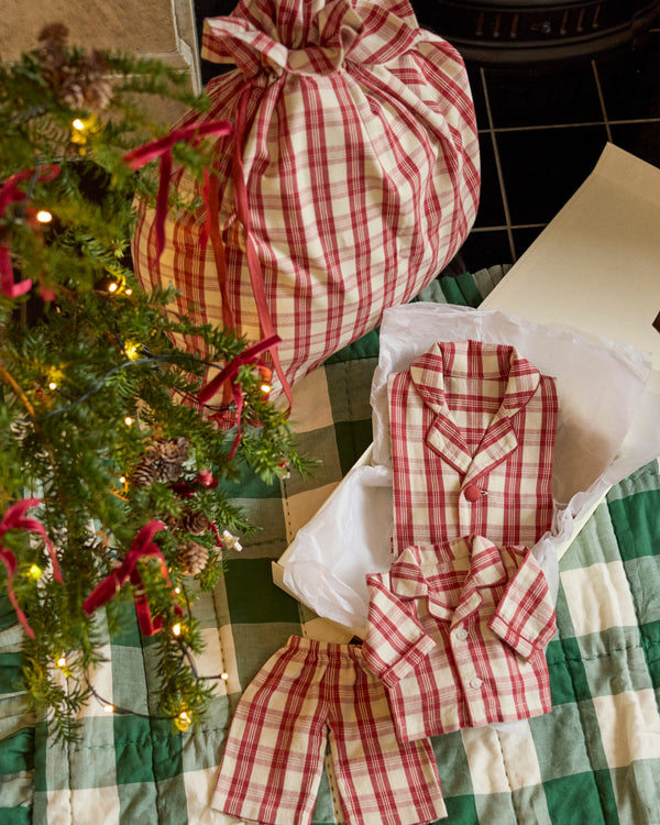 The Christmas Eve Box - Vintage Red Tartan Pyjamas