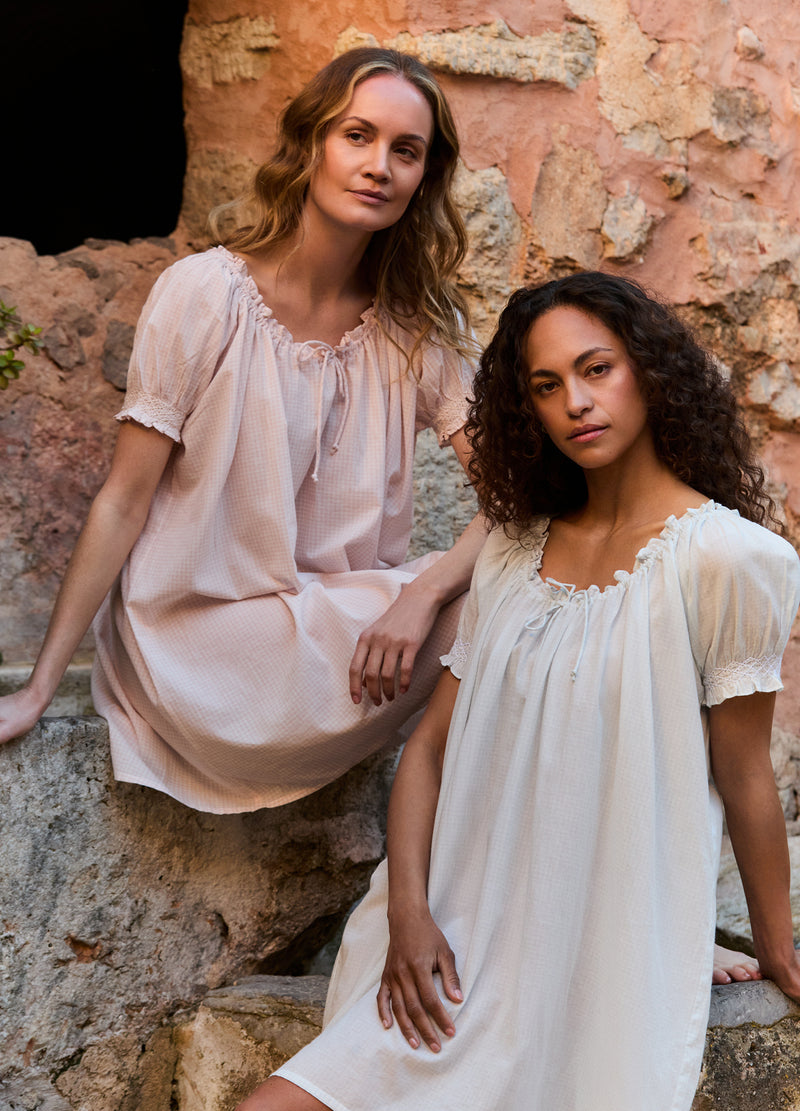 Clover - Pale Blue Gingham