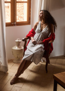 Lightweight Cashmere Shawl - Cherry Red