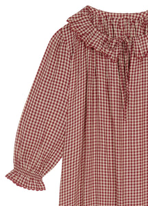 Carey - Rust Gingham