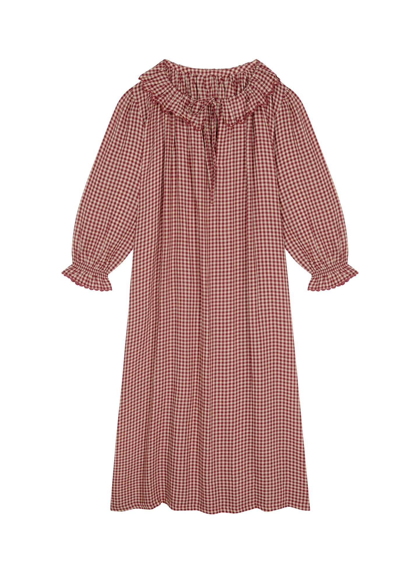 Carey - Rust Gingham