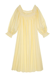 Clara - Buttercup Yellow Gingham