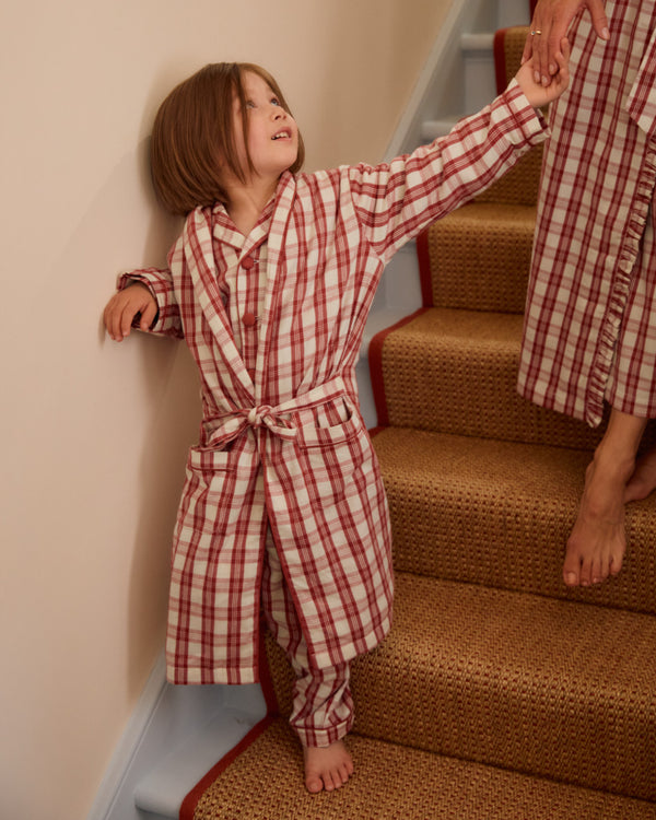 Raffie - Vintage Red Tartan