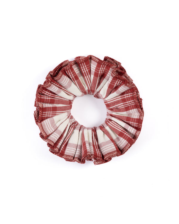 Scrunchie - Vintage Red Tartan