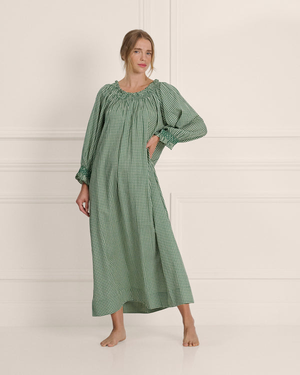 Leonore - Fern Green Gingham