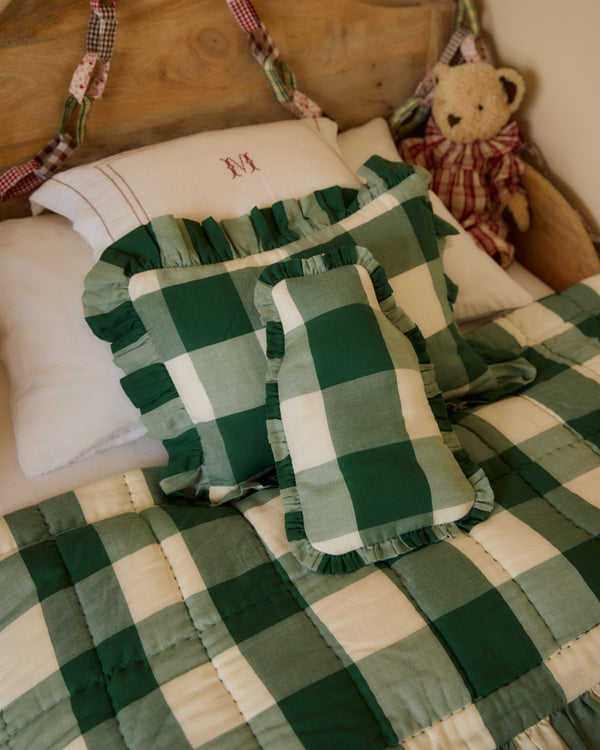 Pillowcase - Fern Green Gingham