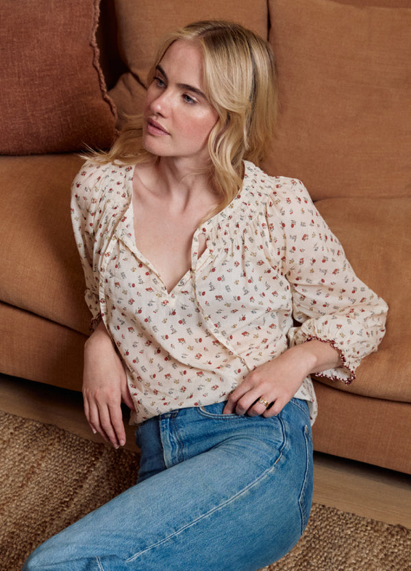 Inca Blouse - Antique Floral