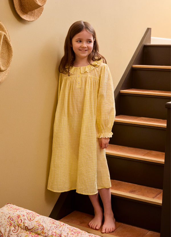 Margot - Buttercup Yellow Gingham