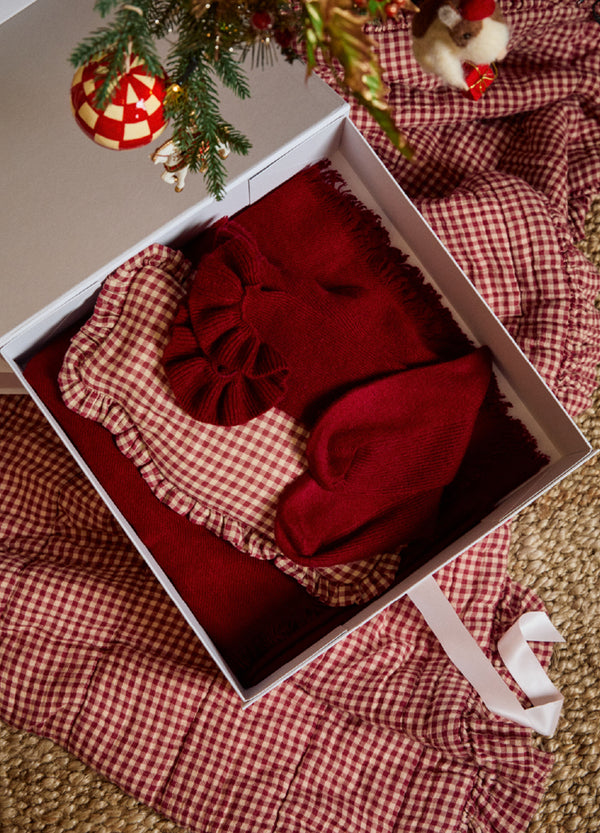 Cosy Up in Cashmere Set - Garnet