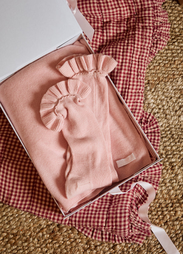 Curl Up In Cashmere Set - Pink