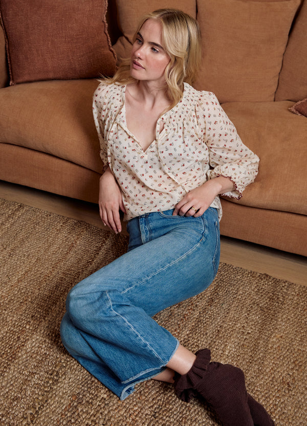 Inca Blouse - Antique Floral