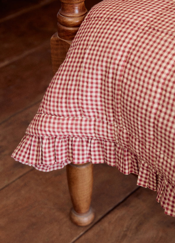 Quilt - Rust Gingham