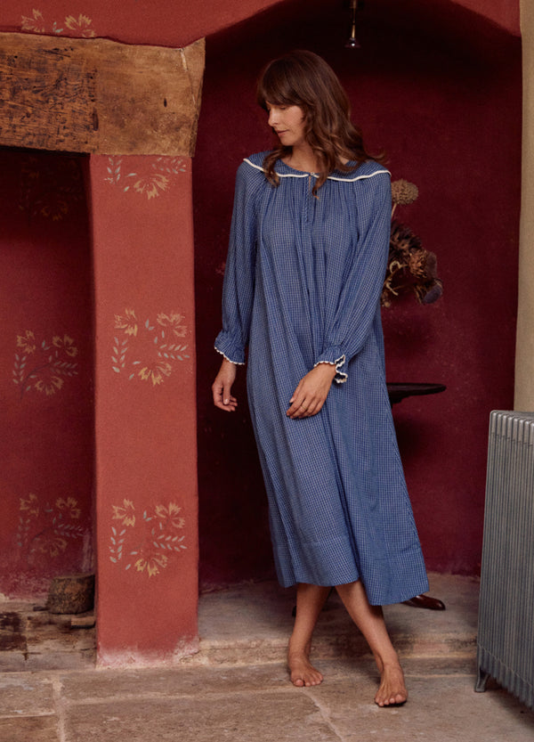 Katharine - Denim Check