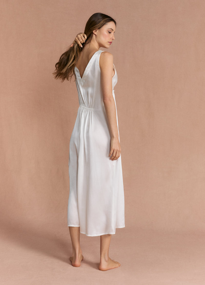 Emily Lace Silk Nightdress If Only If - Main Image