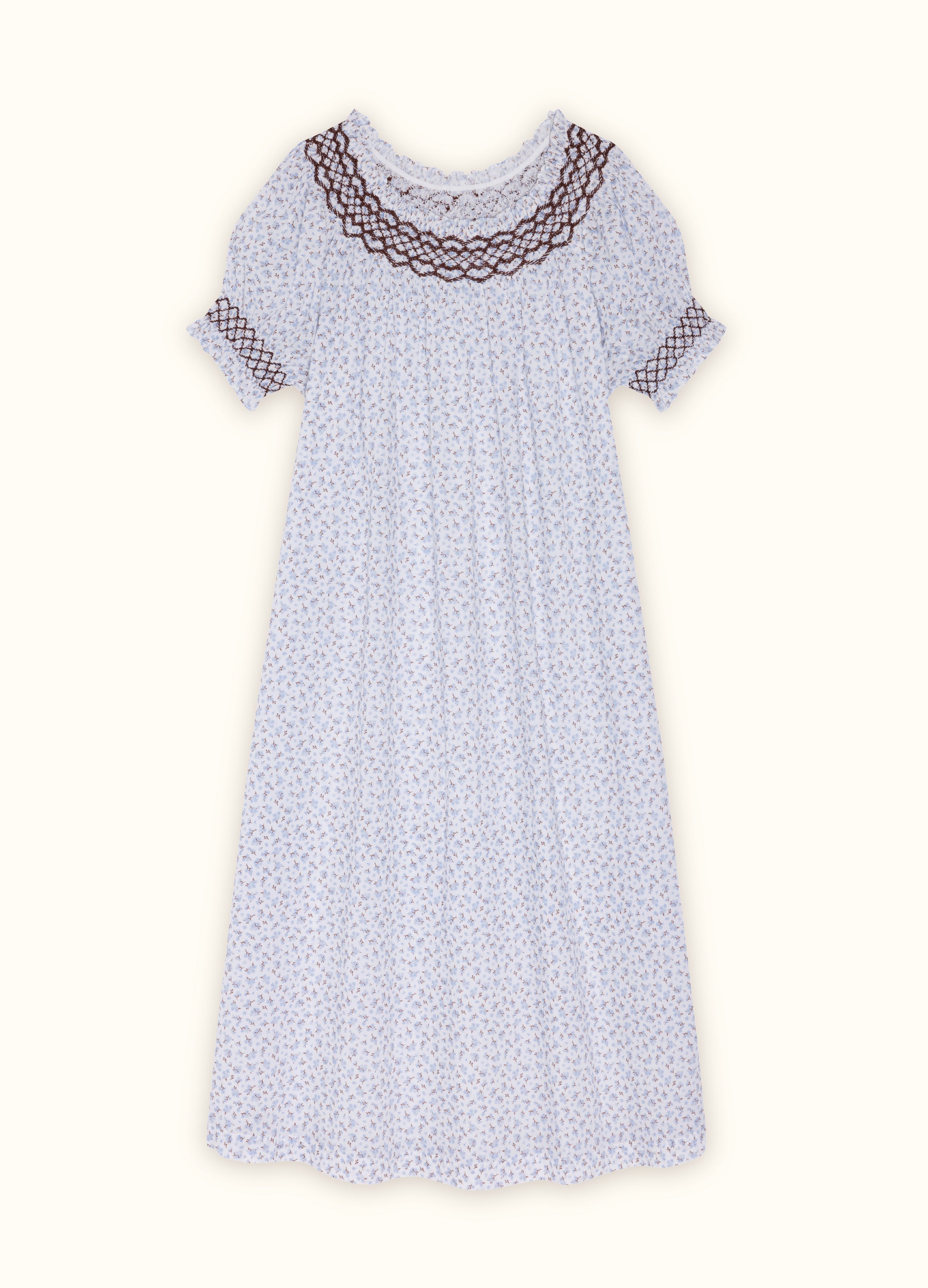 Romy Midi Nightdress | Organic Cotton Voile | If Only If