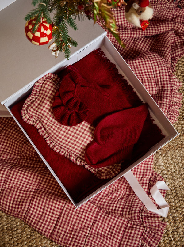 Cosy Up in Cashmere Set - Garnet