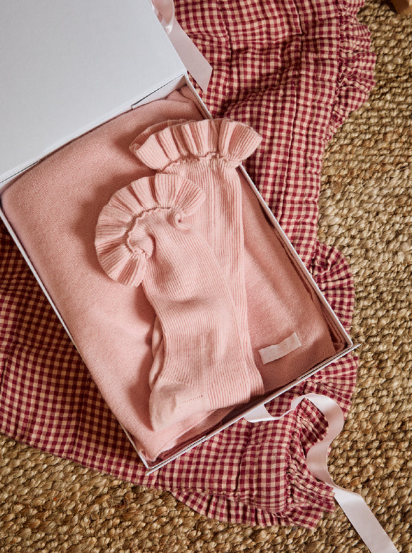 Curl Up In Cashmere Set - Pink