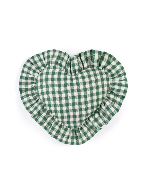 Lavender Heart - Fern Green Gingham