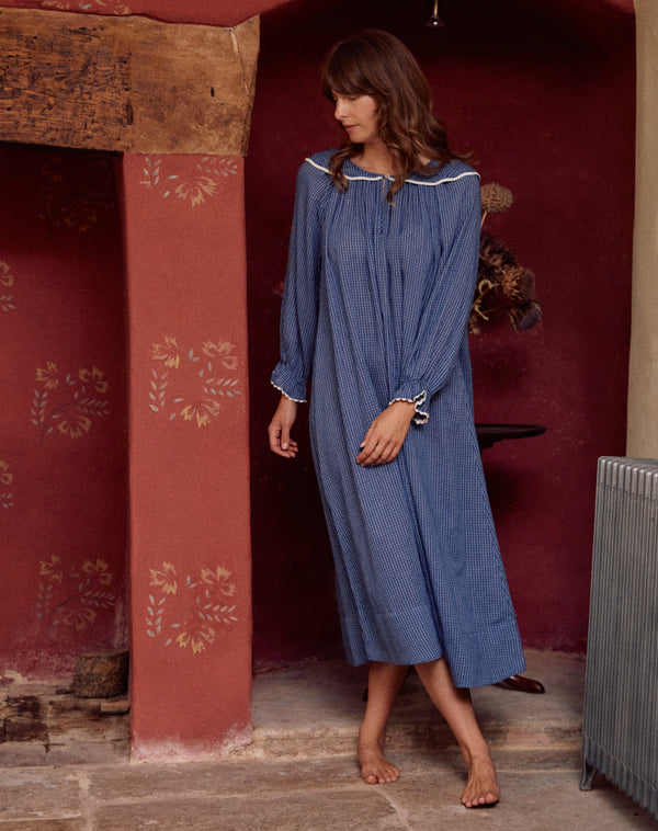 Katharine - Denim Check