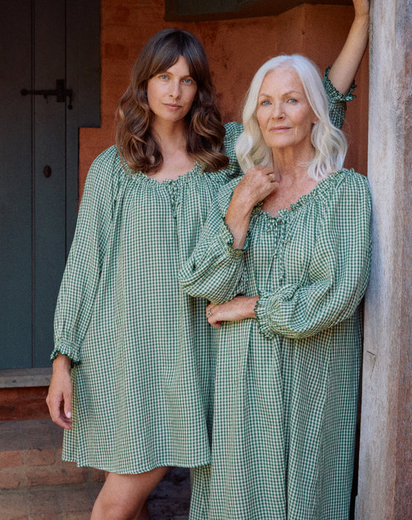 Etta - Fern Gingham