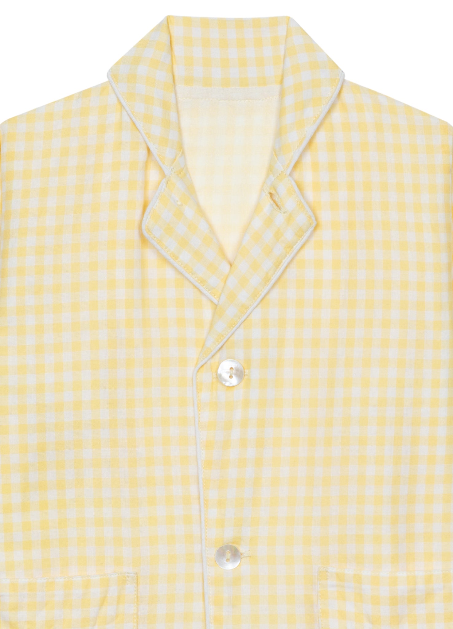 Nico - Buttercup Yellow Gingham