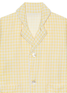 Nico - Buttercup Yellow Gingham