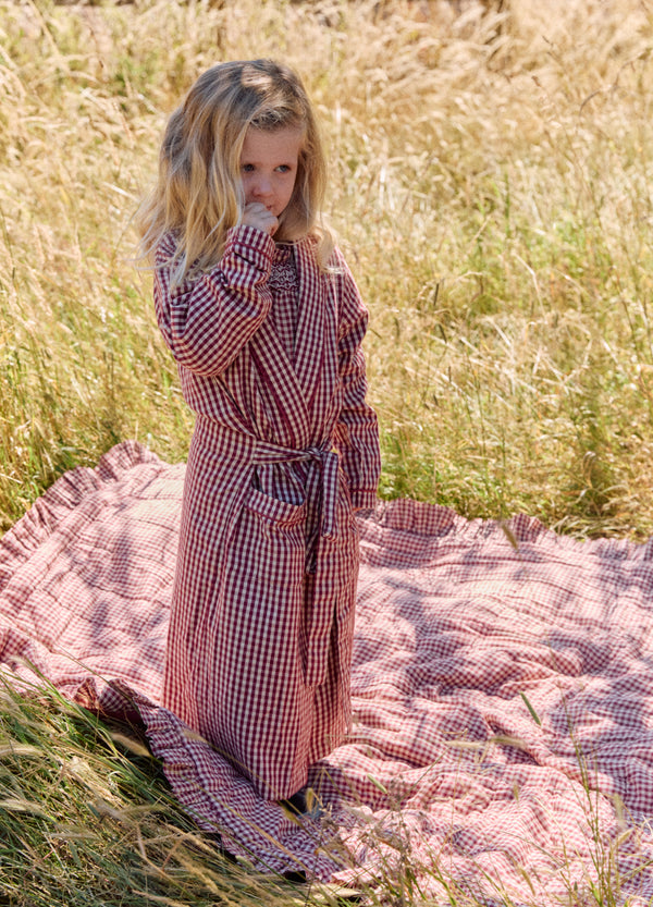 Raffie - Rust Gingham
