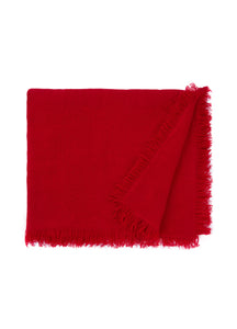 Lightweight Cashmere Shawl - Cherry Red