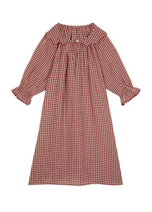 Sabrina - Rust Gingham